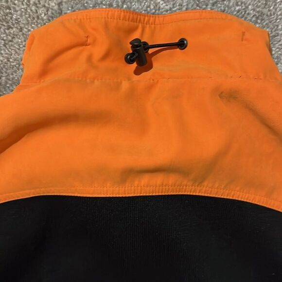 Two (2) Mesh Lined Fleece Red & Orange Turtleson Performance Golf Vest Jacket L - Picture 11 of 12